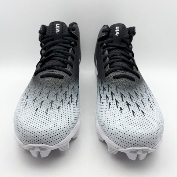 Under Armour Mens Spotlight Fran RM 4.0 Cleat US 13 M EU 47.5 White Black EUC main image 11
